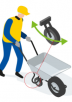 Une brouette ergonomique pour transporter plus efficacement les charges lourdes